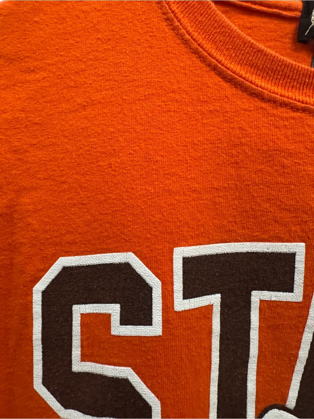 Vintage Sportswear Grunge Orange Long-Sleeve 'STATE' long sleeve M - Picture 12 of 12